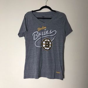 CLEARANCE Boston Bruins gray women's XL t-shirt